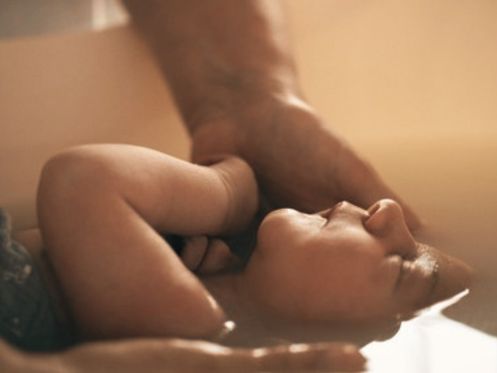 Accueil 3 Bain enveloppé bébé chez Momensoi à Pluneret, proche d’Auray et Vannes